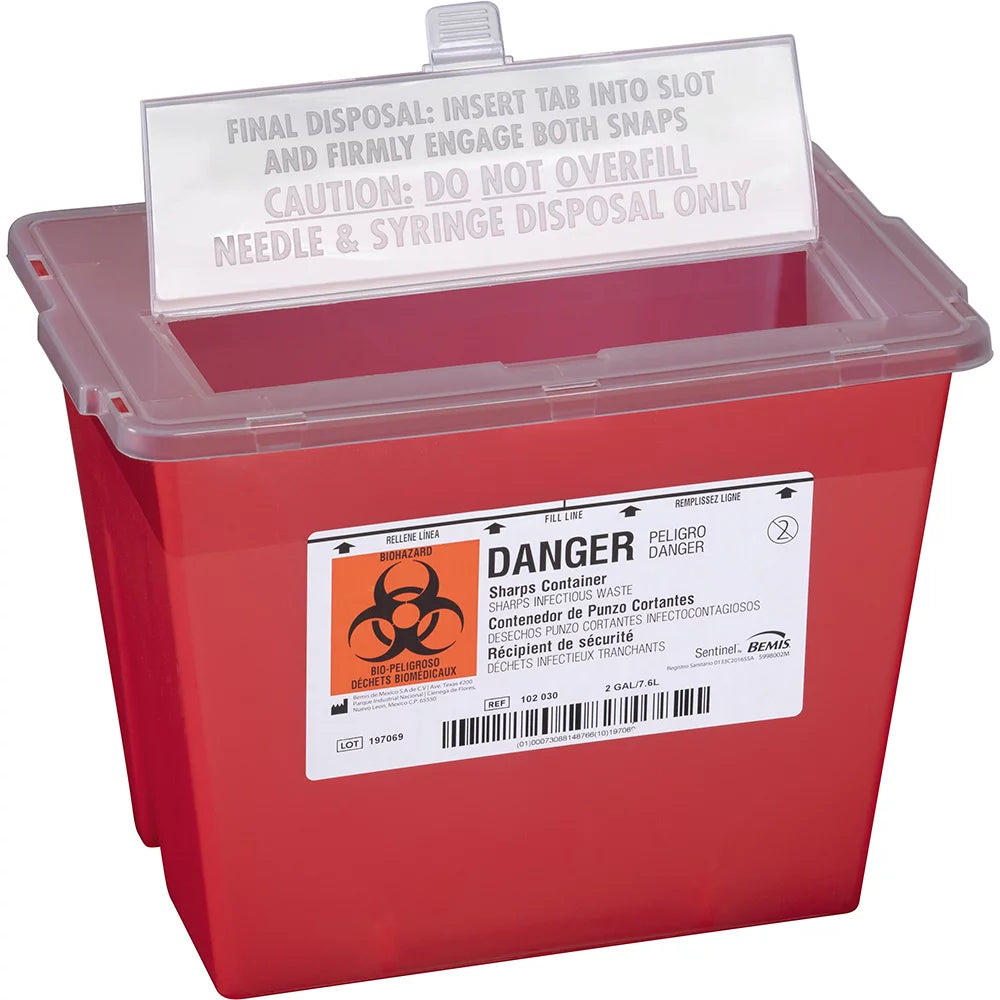 Sentinel® Sharps Container, 2GL