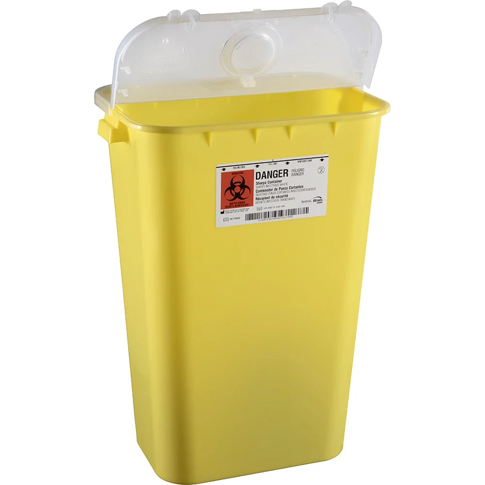 Sentinel™ Sharps Container, W11-13/16" x L16-1/2" x H22-1/2" 11GL