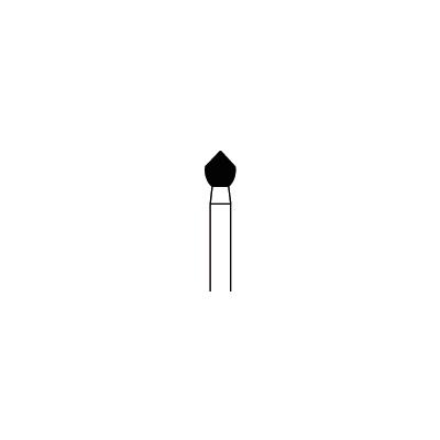 Piranha® Single Patient Use Diamonds – Acorn FG - 25/Pkg - Medium Size # 905-027M 2.7mm Diameter | EXP - 02/2024