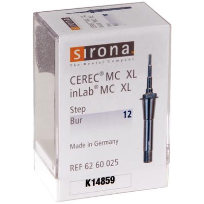CEREC® All-In-One Milling Instruments for inLab® MC XL, Practice Lab MC XL, MC, MCX, and MC XL – Step Bur, 6/Pkg