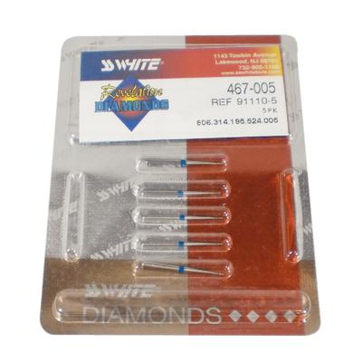 Revelation® Diamonds – Specialty, FG, 5/Pkg, Medium, Size #467-005, 0.5 mm Diameter