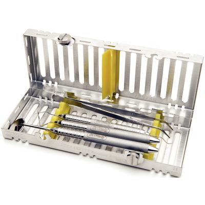 IMS® Signature Series® Exam Cassettes – 5 Instrument Capacity, 3" x 8" x 1.25" - Yellow | Clearance