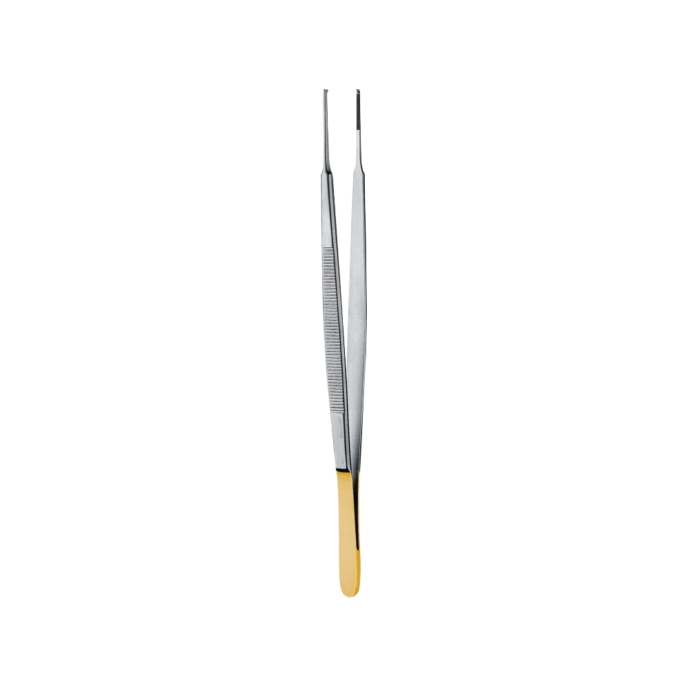 Gerald Tissue forcep, 1x2 Teeth, Tungsten Carbide, 18CM