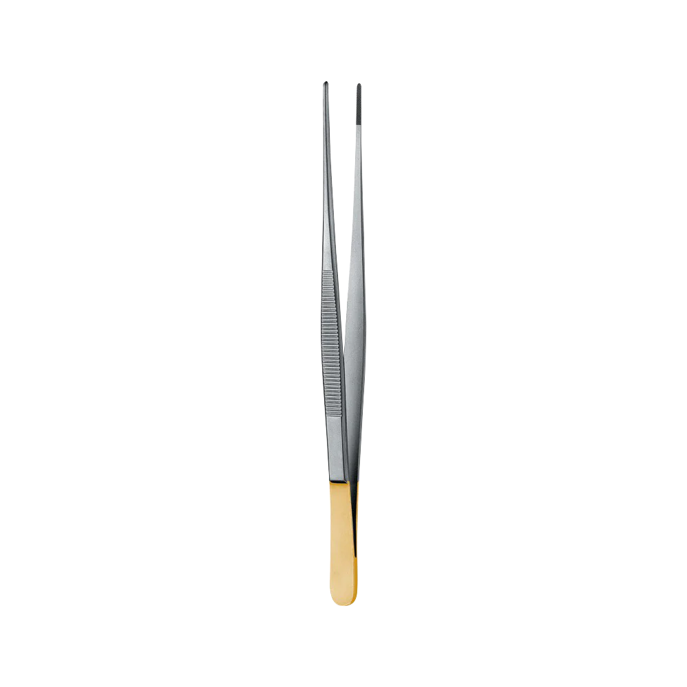 Potts Smith Dressing Forcep, Serrated, Tungsten Carbide, 18CM