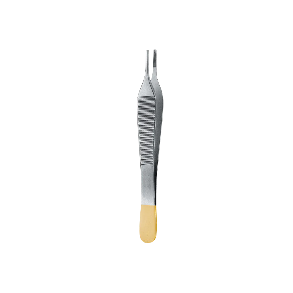 Adson Brown Grasping Forcep, 3x4 Teeth, Tungsten Carbide, 12CM