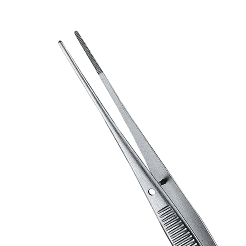 Semken Dressing Forcep, Serrated, Straight, 12CM