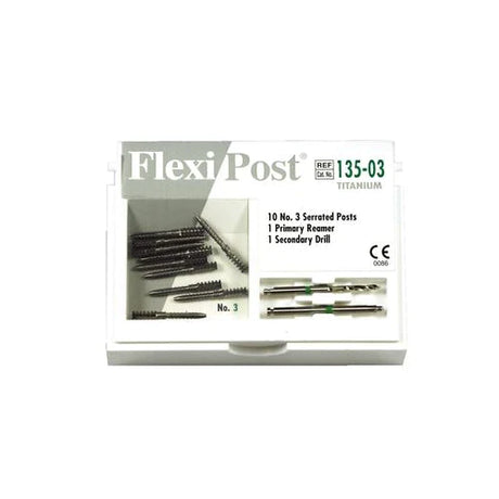 Flexi-PostĀ® Prefabricated Split Shank Post, Titanium Refills