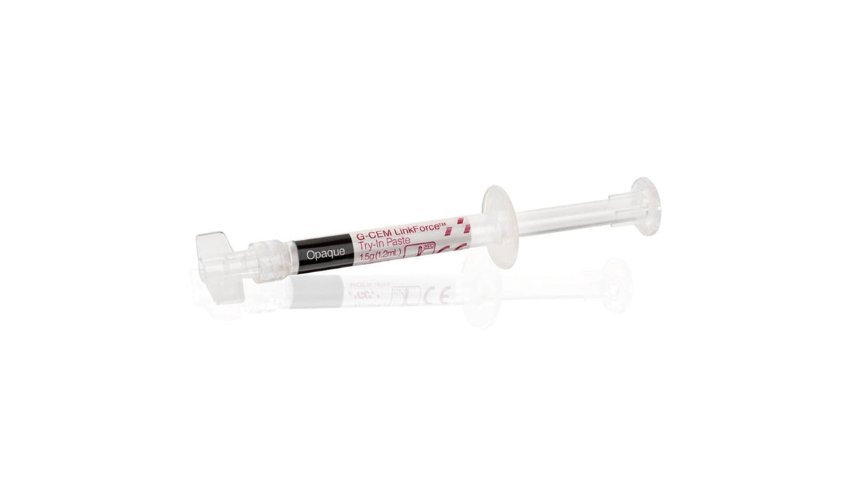 G-CEM LinkForce Adhesive Resin Cement – Try-In Paste, 1.5 g Syringe Refills