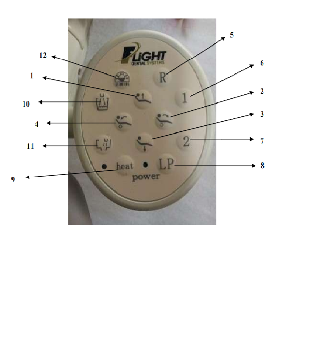 A12 Touchpad Control Mounted to Chair
