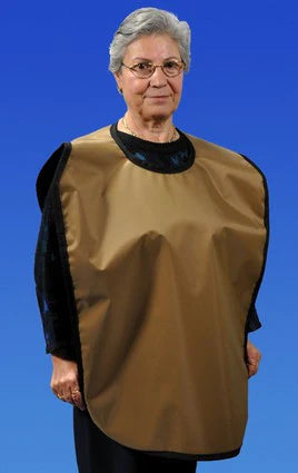 Cling Shield® Adult Deluxe ¾ Pano Dual Apron, No Collar