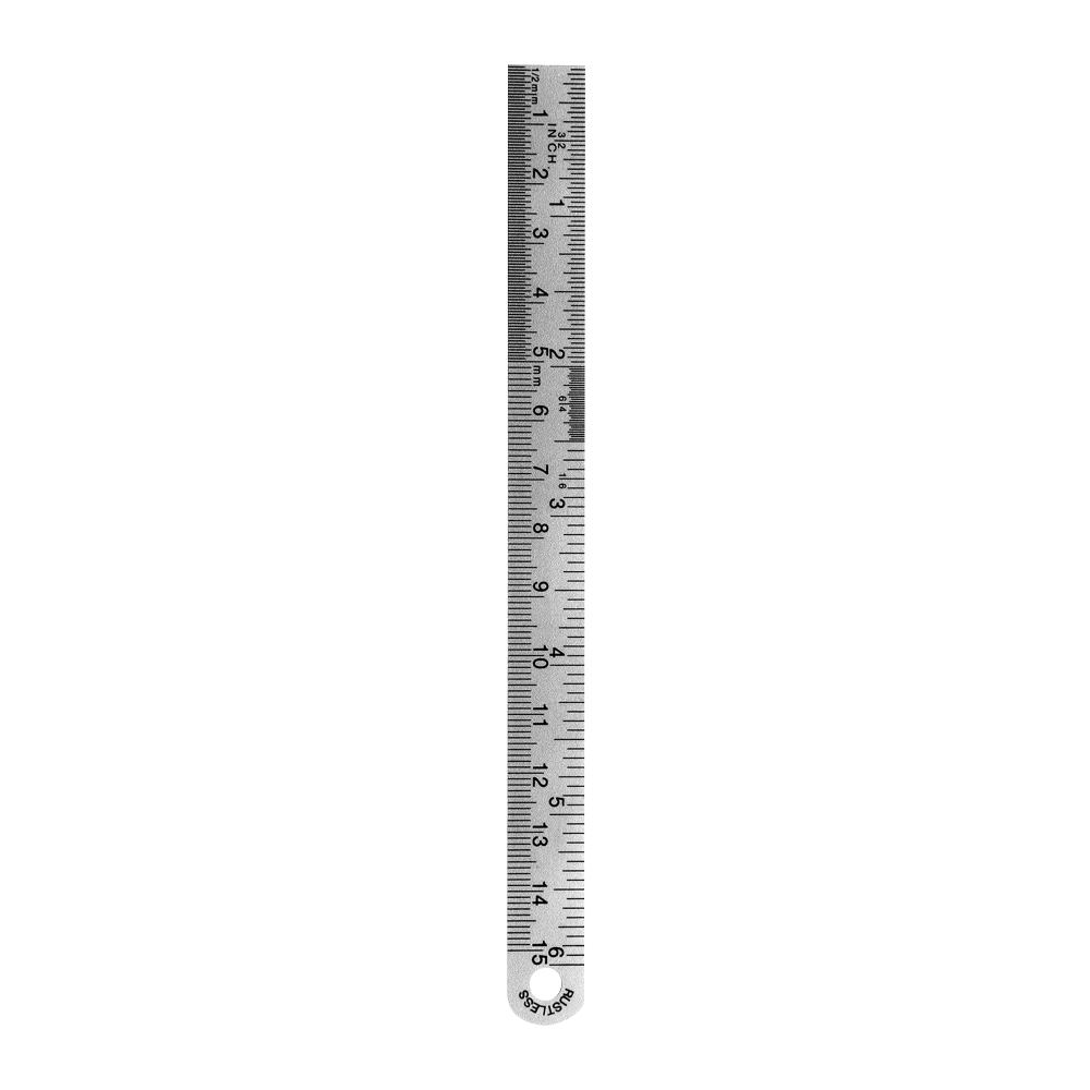 6" Stainless Steel Ruler
