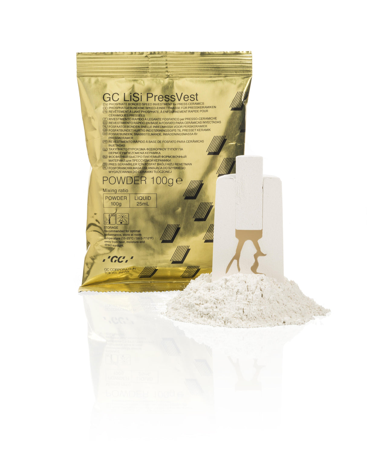 GC LiSi PressVest Investment Powder – 100 g, 60/Pkg