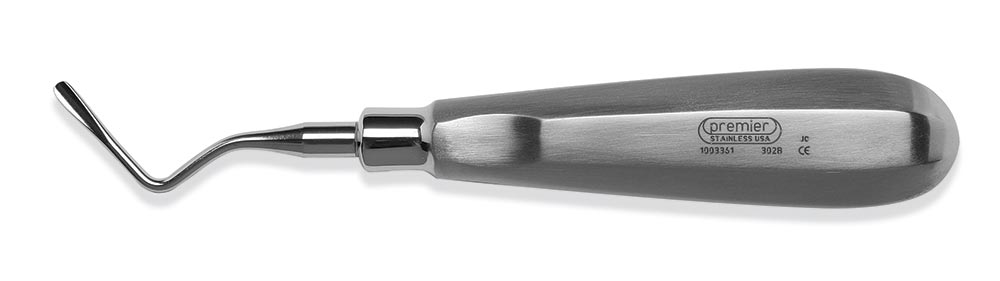 Surgical Elevators – # 302B Apical Blunt, Large Handle, Single End