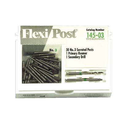 Flexi-Post® Prefabricated Split Shank Post, Titanium Refills