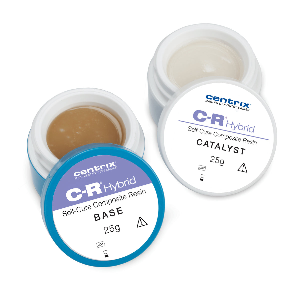 C-R® Hybrid Self-Cure Composite Resin – 25 g Base, 25 g Catalyst, Natural Color