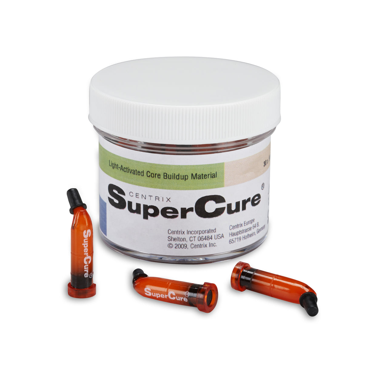 SuperCure® Light-Activated Core Build-Up Material – 0.50 g Tips, 30/Pkg