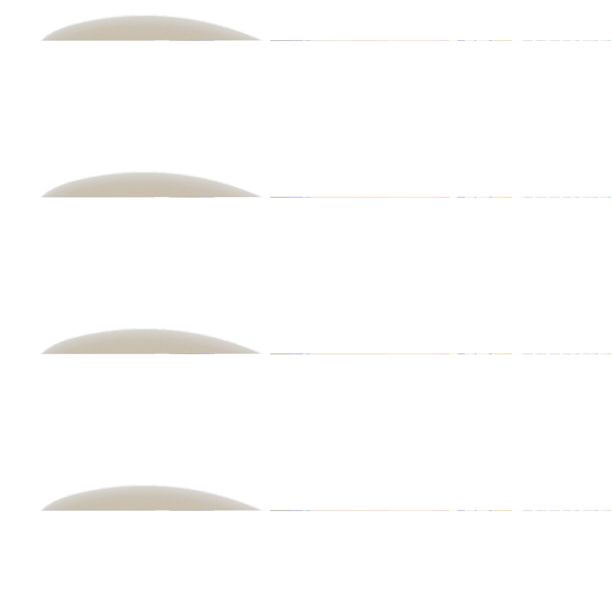Polybite Disposable Bite Triple Trays