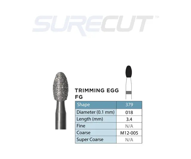 SureCut, Diamond Burs FG - 10/Pk