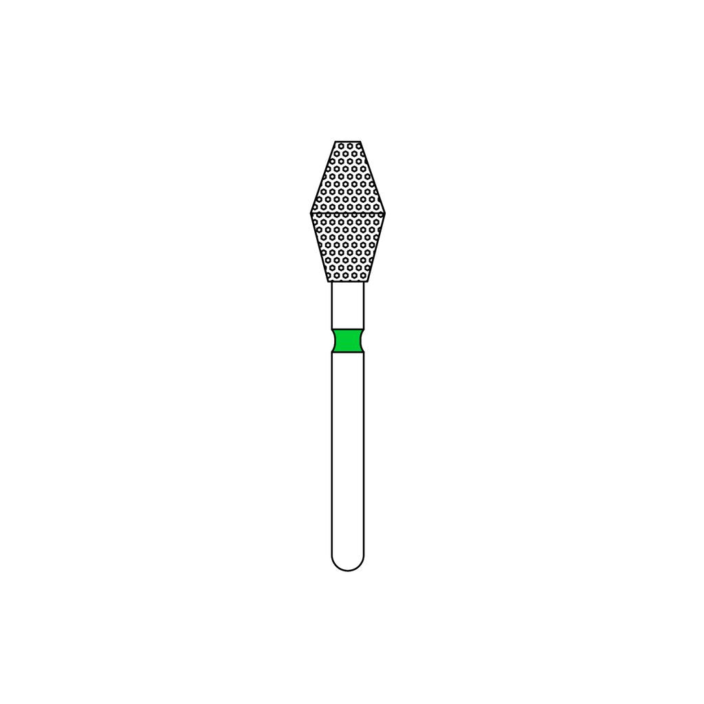 Priva Rotary Diamond Burs - Barrel - 5/Pk
