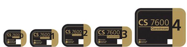 Carestream Phosphor Imaging Plate Size 2 V2 f/CS 7600/7200, 4/pkg