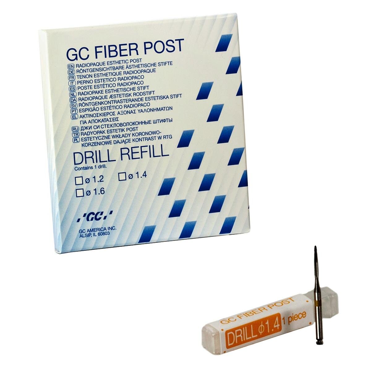 GC Fiber Post Drills, Refill - GC America