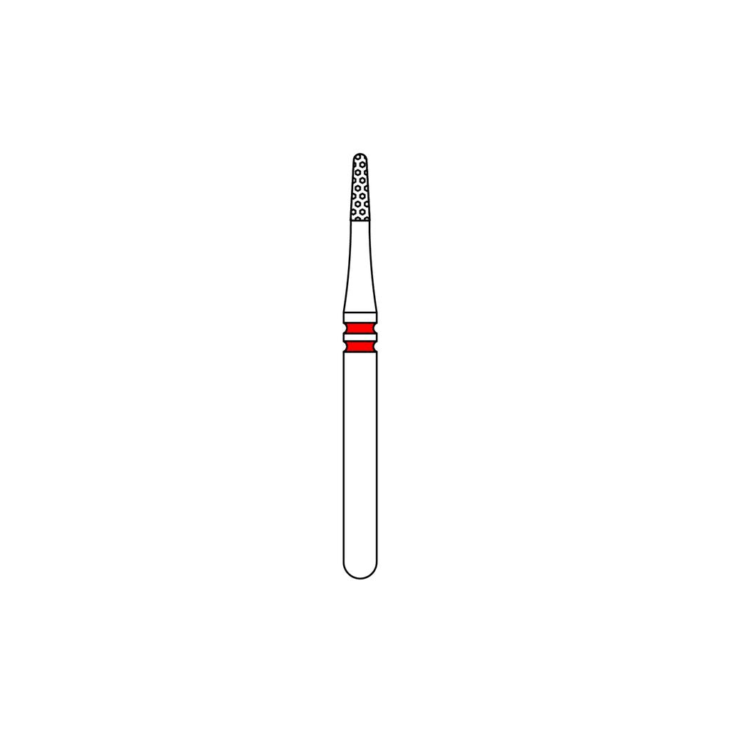 Two Striper® EURO Diamond Burs 5/Pk - Round End Taper