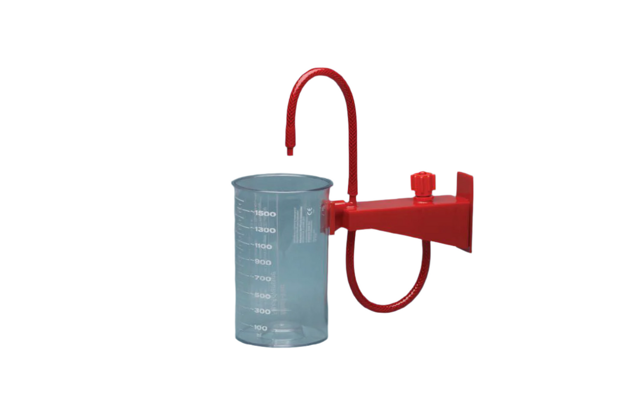 Suction Canister, 13" Wall to outer edge of canister
