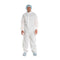 Extra Protection Coverall, with Elastic Cuff, White