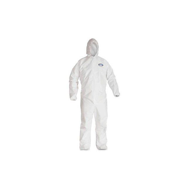 KLEENGUARD® A40 Liquid and Particle Protection Coverall, Zipper Front, White