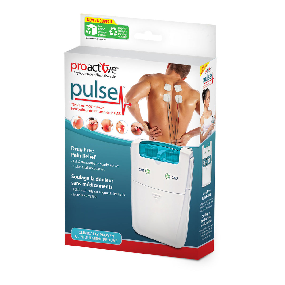 ProActive™ Pulse™ TENS Electro Stimulator Device