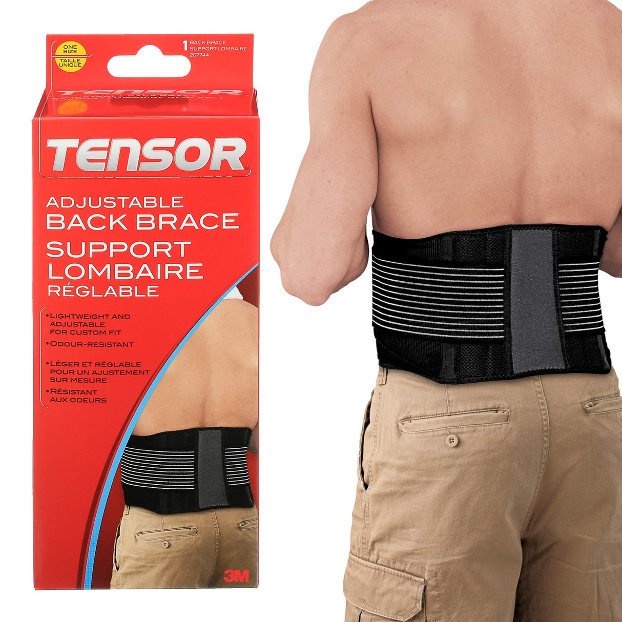 Tensor™ Back Brace, Adjustable