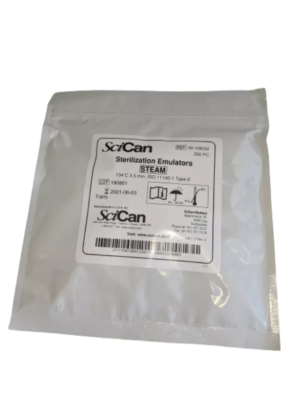 Scican Sterile Emulators 250/Pk - Open Pack - EXP - 08/2026