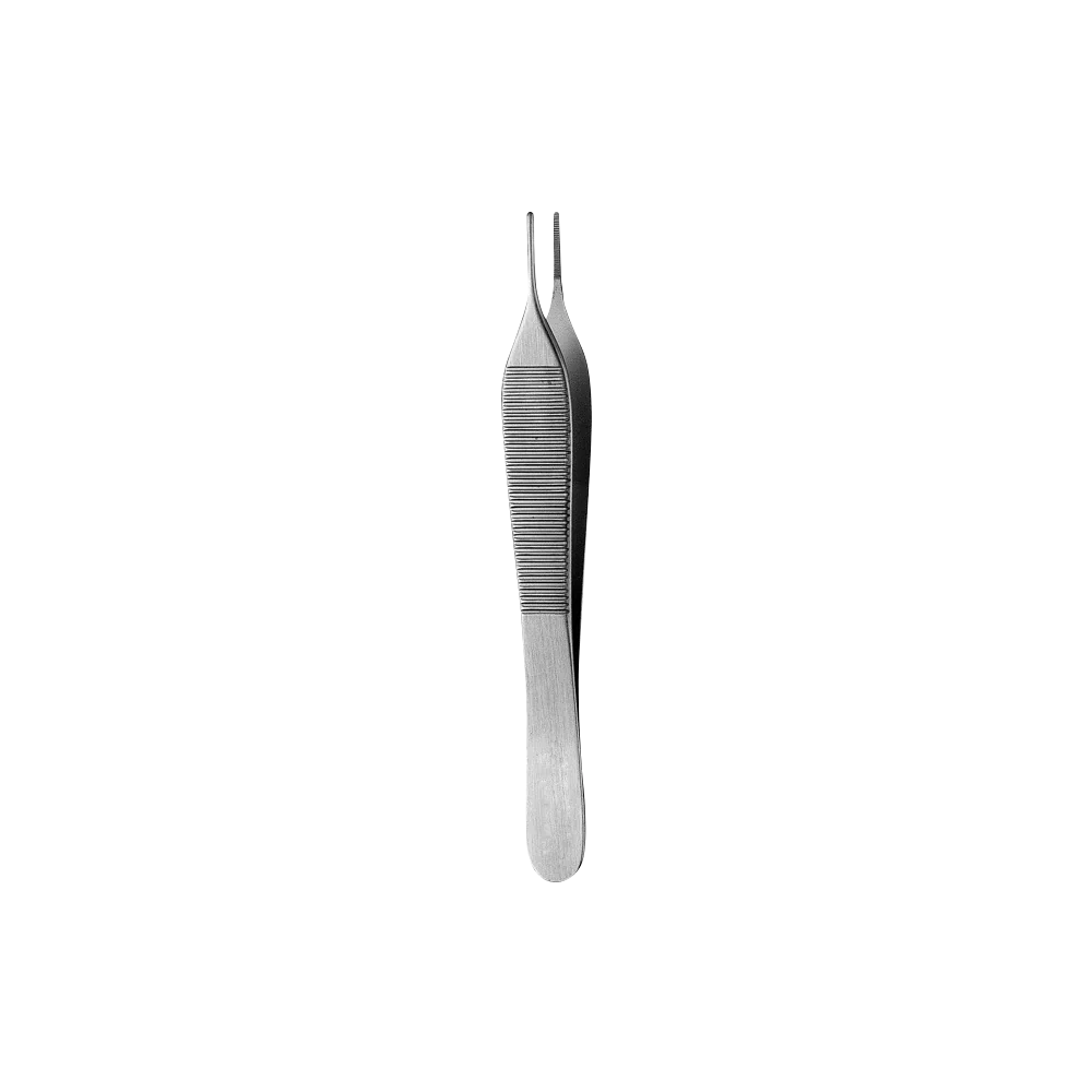 Standard Adson Dressing Forcep, Serrated, 12CM