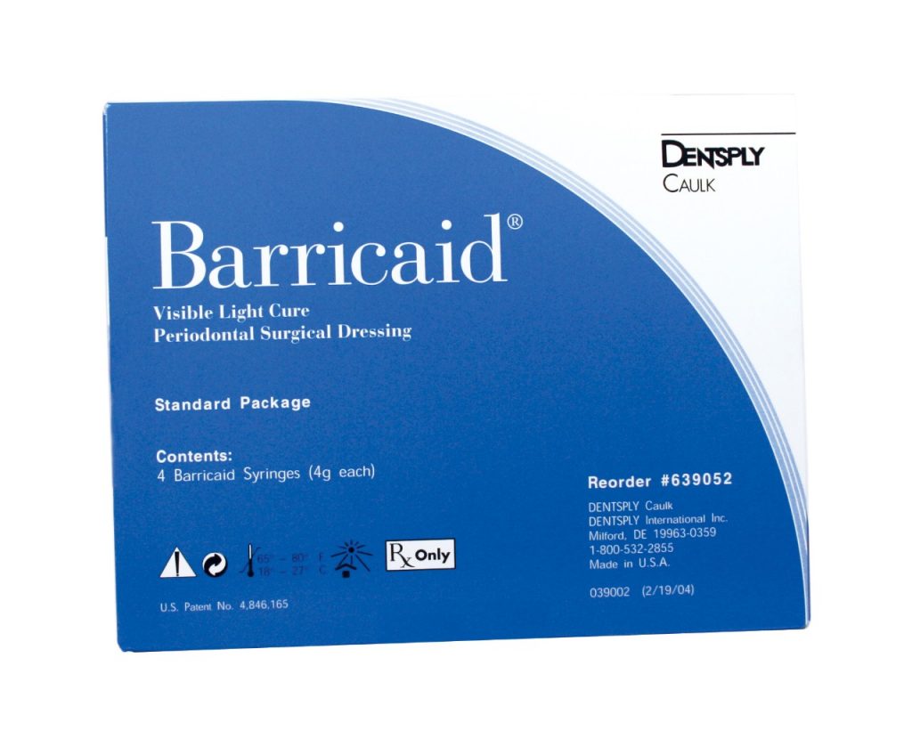 Barricaid® VLC Perio Surgical Dressing – 4 g Syringe, 4/Pkg