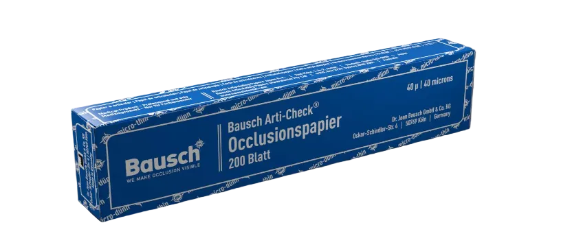 Bausch Arti-Check® Articulating Paper – Straight, Box with Booklets, 200 Strips