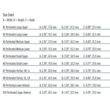 BoTrays® Disposable Impression Trays 12/bag