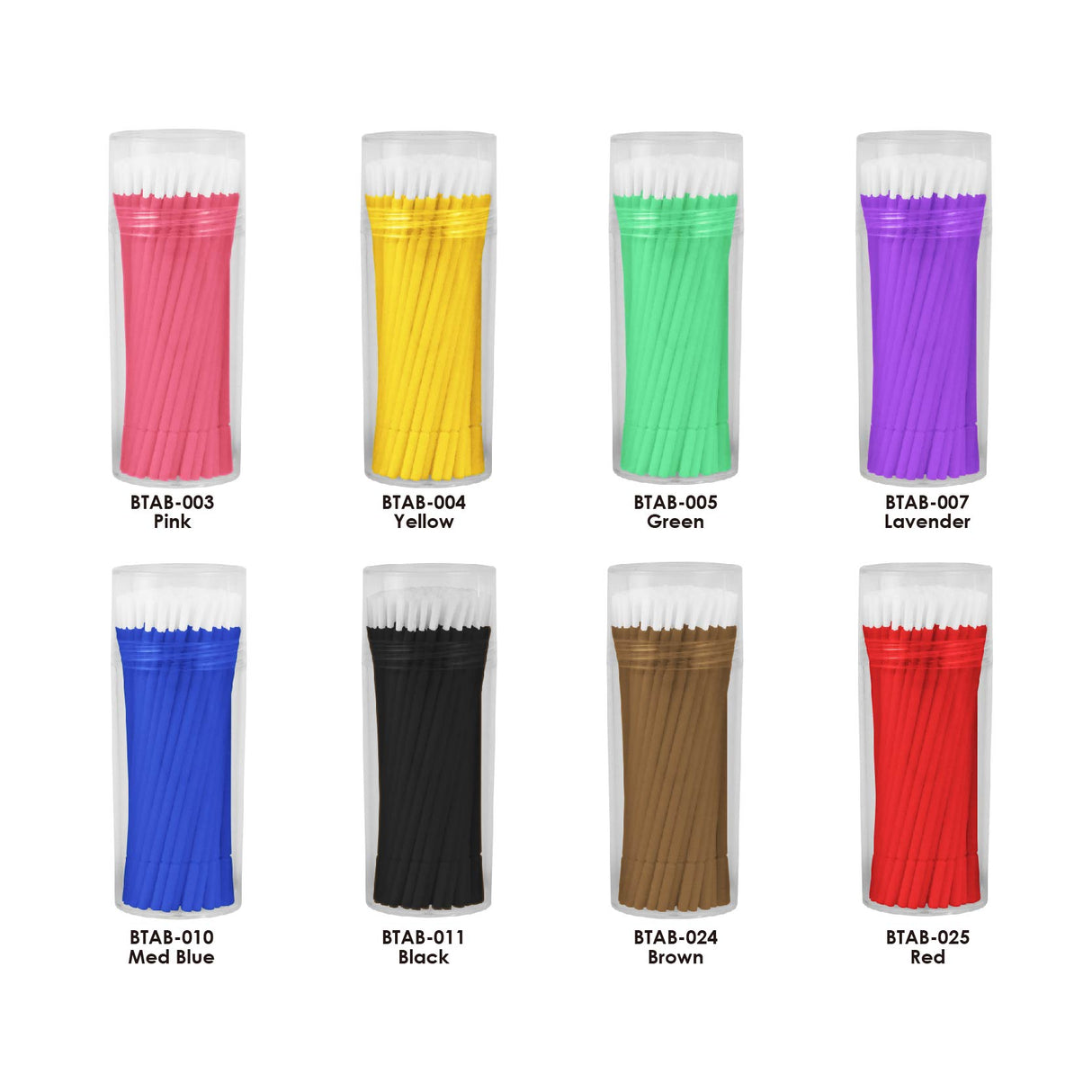 Bendable-tapered Applicator Brush - 100/Box