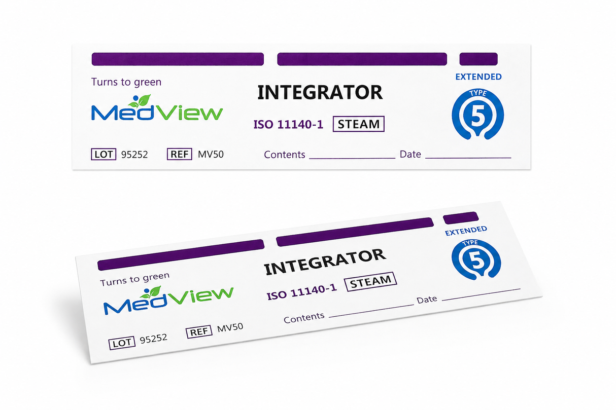 MedView Class 5 Steam Chemical Integrator Strips 200/Pk