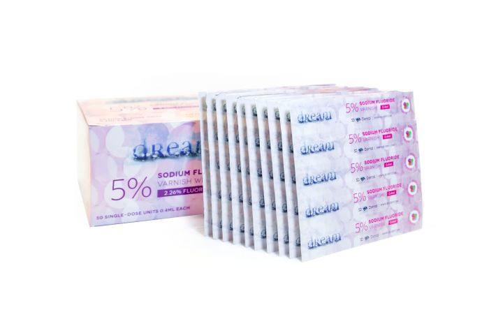Dream Fluoride Varnish 40/ml – (45/Box) - Spear Mint | Open Box | EXP 01/2027 | Clearance