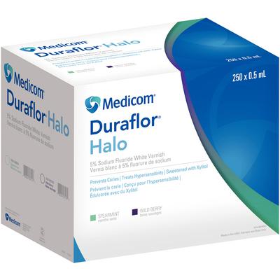Duraflor Halo – 5% Sodium Fluoride Varnish – Unit Dose - 250/Pk - Spearmint - EXP - 12/2025