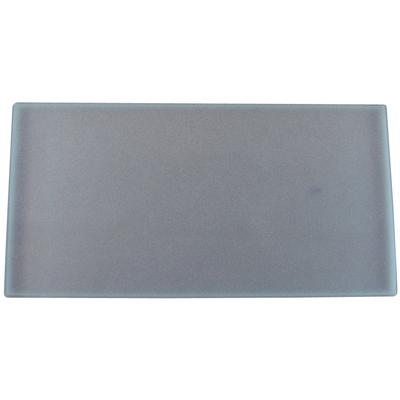 Glass Mixing Slab – 4" x 2" x 1/4", Frost - MILTEX