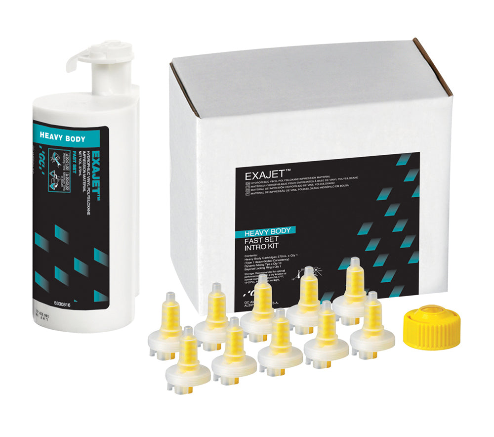 EXAJET Heavy Body VPS Impression Material, Introductory Package