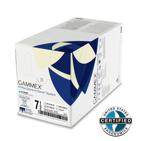 GAMMEX® PI Plus Glove-in-Glove™ System - 50 Pairs/Box - 4 Boxes/case