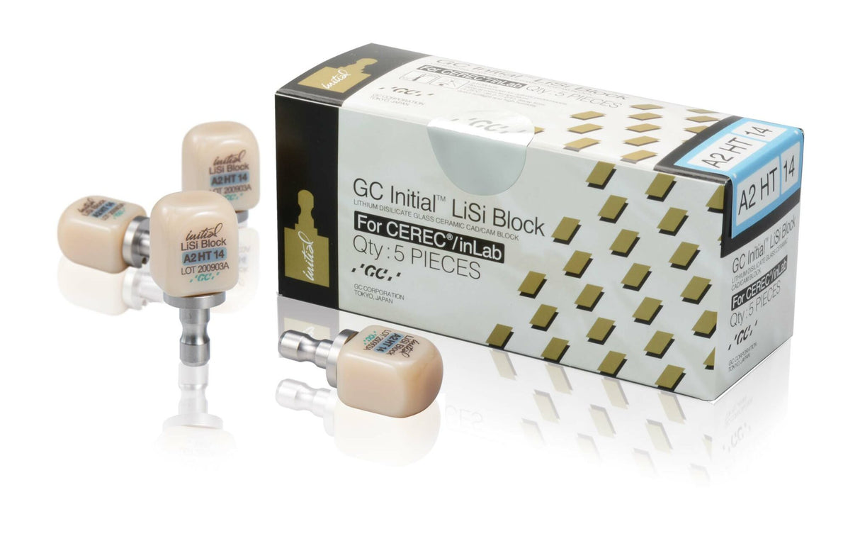 Initial® LiSi CAD/CAM Block – Size 14, 5/Pkg