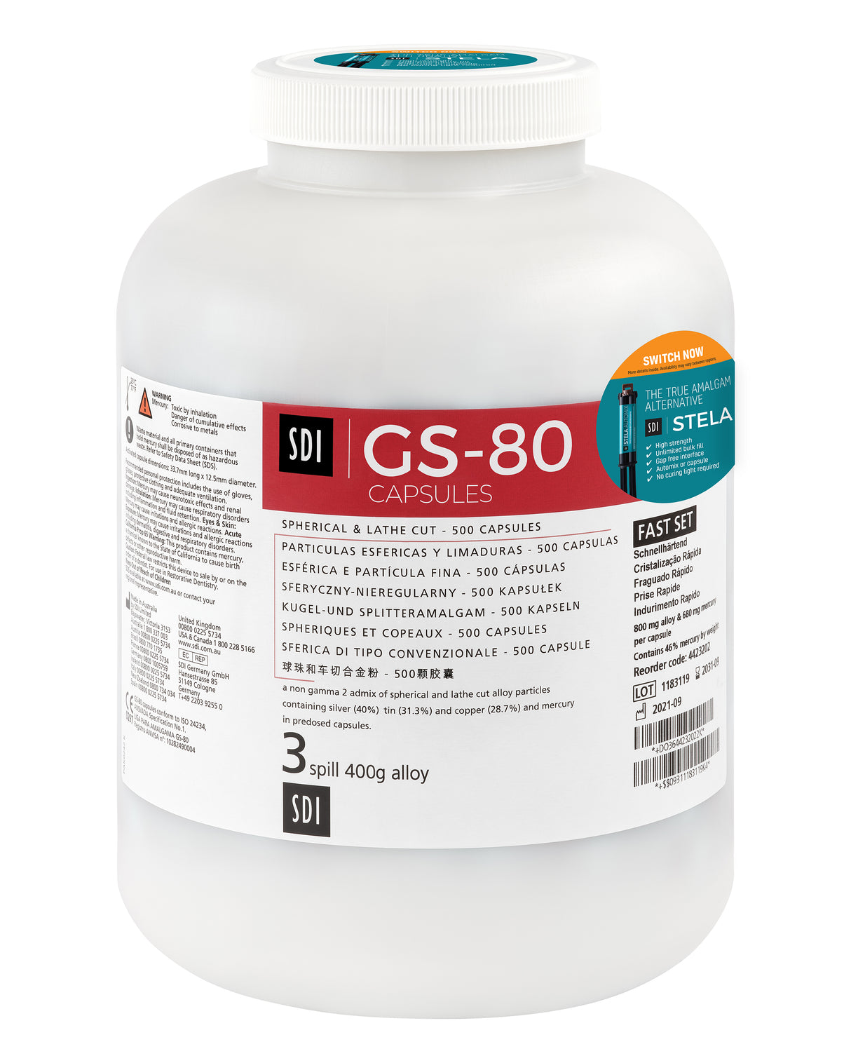 GS-80 Amalgam Capsules