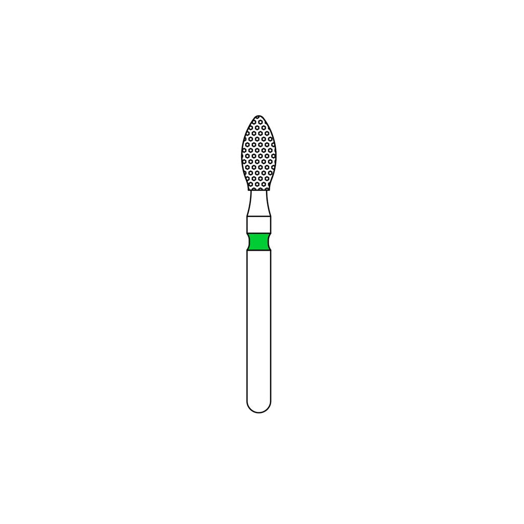 Priva Rotary Diamond Burs - Football - 5/Pk