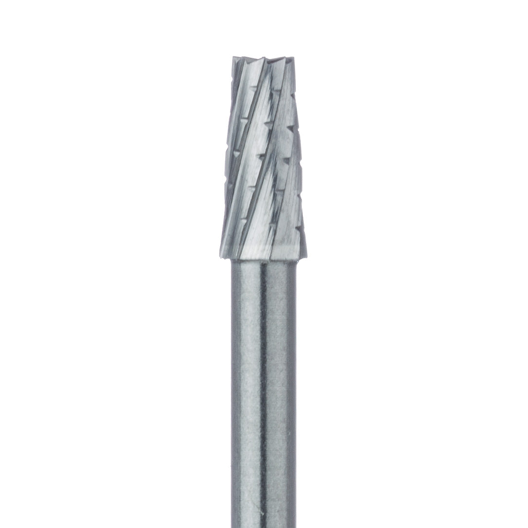 Tungsten Carbide Burs – HM33 Tapered Fissure FG XL, 25 mm Shank Length, 5/Pkg