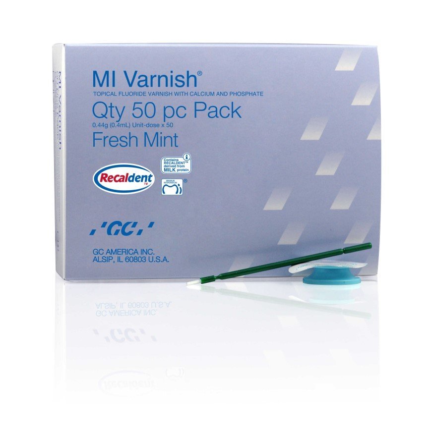 MI Varnish™ 5% Sodium Fluoride with Recaldent™ – 0.5 ml Unit Dose Packages, 50/Pkg