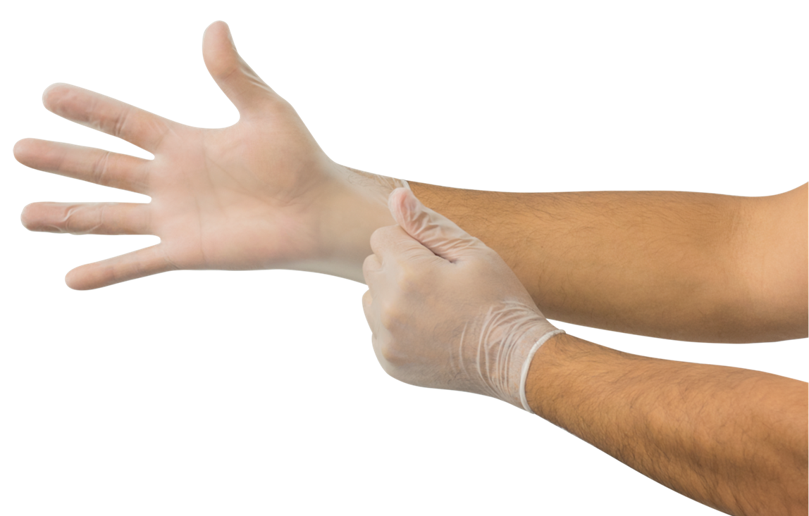 MICROFLEX® Derma Free vinyl gloves - 100/Box