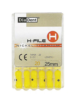 NiTi H Files (5/box) - 21mm Size #8 | Open Box | Clearance